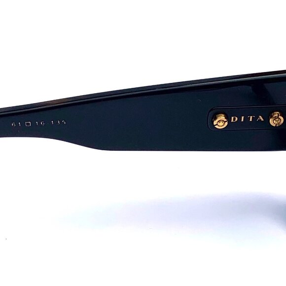 Luxury Eyewear: DITA Superflight DTS133-61-01 Designer Frames Black Gold, Japan - Picture 6 of 10